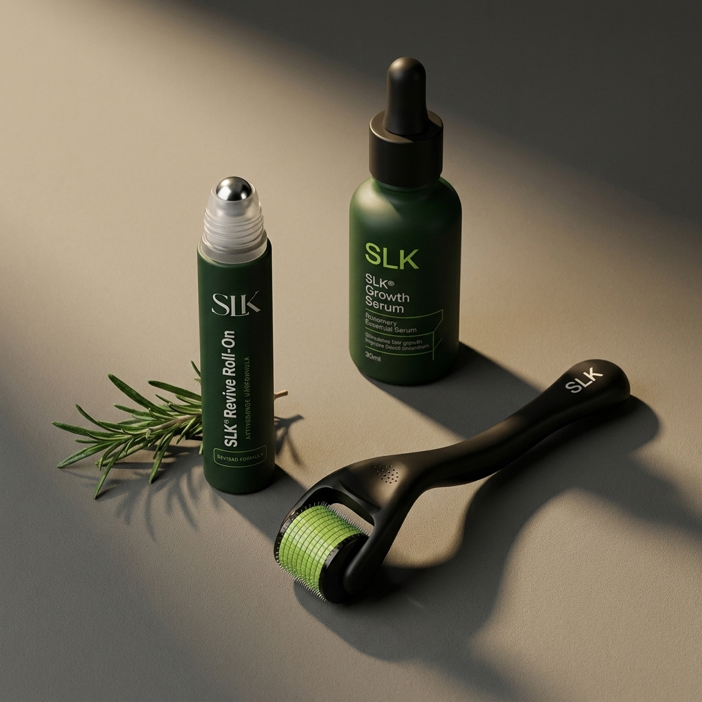 Pro Kit® Hårtillväxt - Roll-on + Derma Roller + Growth Serum